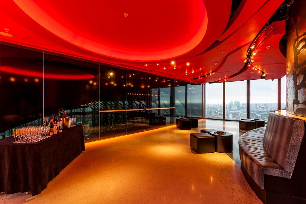 39th floor at sushisamba in london